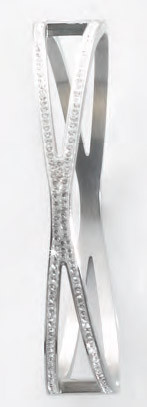 Victoria Silver Colored White Stone Bracelet
