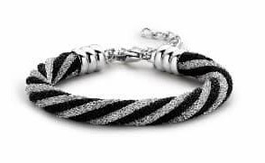 Victoria Black and White Bracelet