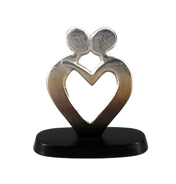 Μεταλλικές Διακοσμητικές Διπλές Καρδιές