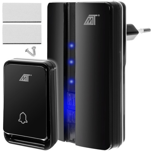 Wireless doorbell black Malatec 23371
