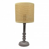 ΠΟΡΤΑΤΙΦ ΞΥΛΙΝΟ ΣΕ ΜΠΕΖ ΑΝΤΙΚΕ ΧΡΩΜΑ ΜΕ ΜΠΕΖ ΡΑΤΑΝ ΚΑΠΕΛΟ 17x17x36εκ. Ε14/ΜΑΧ 40W ANKOR