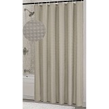 ΚΟΥΡΤΙΝΑ ΠΟΛΥΕΣΤΕΡΙΚΗ 180x180εκ 115gsm ΜΕ 12 ΚΡΙΚΟΥΣ ΣΕ ΜΠΕΖ ΧΡΩΜΑ ANKOR