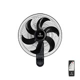 ESTIA ΑΝΕΜΙΣΤΗΡΑΣ ΕΠΙΤΟΙΧΙΟΣ BOW 45cm 75w ΜΑΥΡΟΣ ΜΕ ΜΕ ΤΗΛΕΧΕΙΡΙΣΤΗΡΙΟ 06-21177