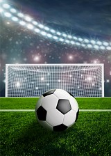 Football fleece blanket 100x140cm