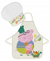 Peppa Pig Shake Kids Apron 2-Piece Set