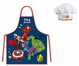 Avengers Always Angry kids apron 2-piece set