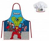 Avengers  Classic Comic Style Classic Comic Style Kids Apron 2-Piece Set