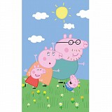 Peppa Pig Family hand towel, face towel, towel 30x50 cm