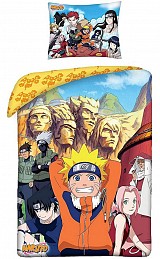 Naruto Konoha Bedding cover 140×200cm, 70×90 cm