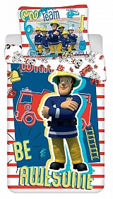 Fireman Sam Awesome Wake Up bedding set 140×200cm, 70×90 cm