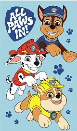 Paw Patrol Boys towel 30x50cm