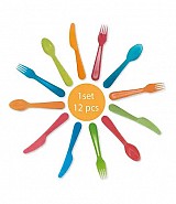 Colour 12-piece cutlery set