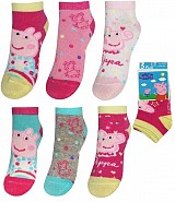 Peppa Pig children's no-show socks 23-34