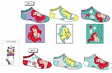 Disney Princess Ariel children's ankle socks 23-34