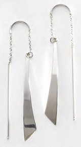 Victoria Silver Saber Earrings