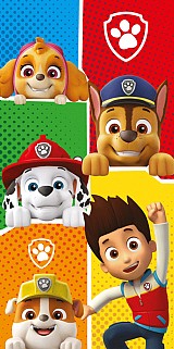 Paw Patrol Colors bath towel, beach towel 70x140cm