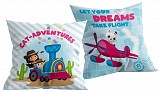 Gabby's Dollhouse Cat-Adventures cushion, decorative pillow 40x40 cm