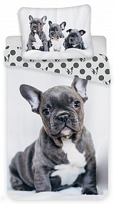 Dog French Bulldogs bedding set 140×200cm, 70×90 cm