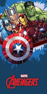 Avengers Blue bath towel, beach towel 70x140cm