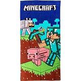 Minecraft Diamond Armor bath towel, beach towel 70x140cm