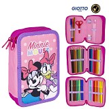 Disney Minnie  Daisy pencil case filled with 3 tiers