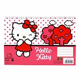 Hello Kitty Sweetheart A/4 spiral sketchbook, 30 sheets