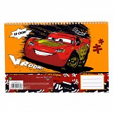 Disney Cars Vroom A/4 spiral sketchbook, 30 sheets