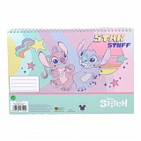 Disney Lilo and Stitch Star Stuff A/4 spiral sketchbook, 30 sheets