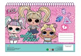LOL Surprise Many Feels A/4 spiral sketchbook, 30 sheets