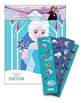 Disney Frozen sticker album with 50 stickers