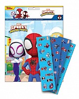 Spiderman Little Heroes Unite sticker album with 50 stickers
