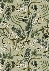 Colour Green Plant Nature A/4 elastic folder