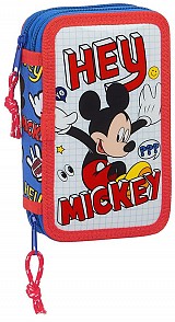 Disney Mickey  filled pencil case, 2 layers