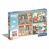 Bluey Play All Day 4-in-1 puzzle Clementoni  CMC21530