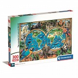 Animals Wonderful World Animal Kingdom 300 pieces puzzle Clementoni CMC21723