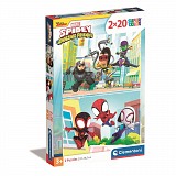 Spiderman Spidey 2x20 piece puzzle Clementoni