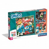 Smurfs 3x48 pieces puzzle Clementoni  CMC25792