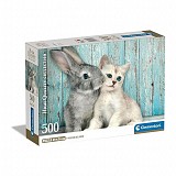 Animals Cat & Bunny 500-piece puzzle Clementoni  CMC35539