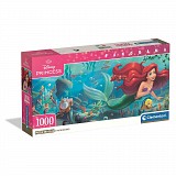 Disney Princess Ariel 1000-piece Panorama Compact Puzzle Clementoni