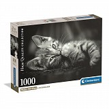 Animals Dark Cat 1000-piece Puzzle Clementoni CMC39950