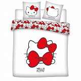Hello Kitty Red Bow double, double duvet cover 240×220cm, 65x65 cm