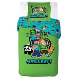 Minecraft Classic Crew bedding set 140×200cm, 70×90 cm