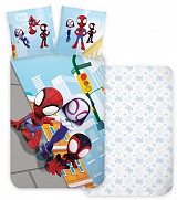 Spiderman Squad children's duvet cover 100×135 cm, 40×60 cm