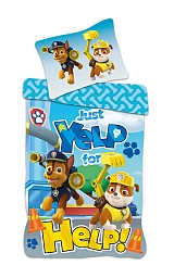 Paw Patrol Help! bedding set 140×200cm, 70×90 cm