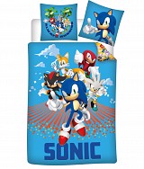 Sonic the Hedgehog Always Running Children's bedding 100×135 cm, 40×60 cm