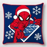 Spiderman Snowflakes Christmas Decorative Pillow Cover 40x40 cm Velvet