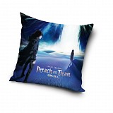 Attack on Titan Waterfall velvet cushion cover 40x40 cm