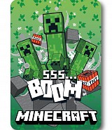 Minecraft SSS Boom fleece blanket 100x140cm