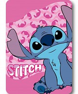 Disney Lilo and Stitch Pink Wave fleece blanket 100x140cm