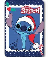 Disney Lilo and Stitch Holiday Christmas Polar Blanket 100x140cm